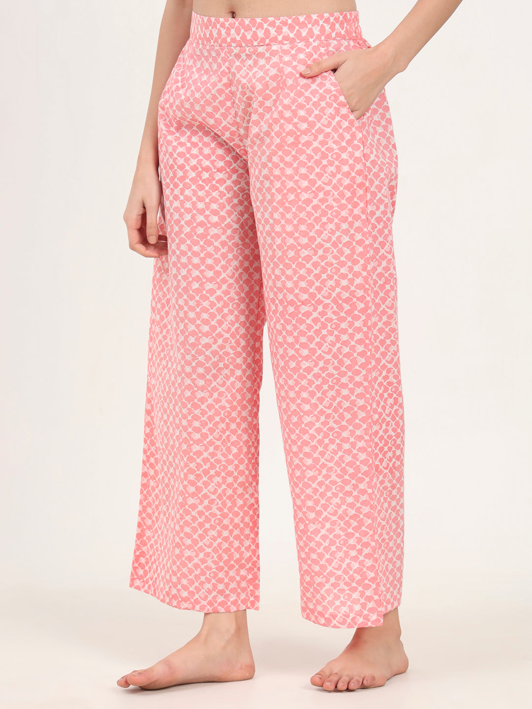 Pink Printed Cotton Coords