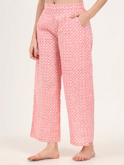 Pink Printed Cotton Coords
